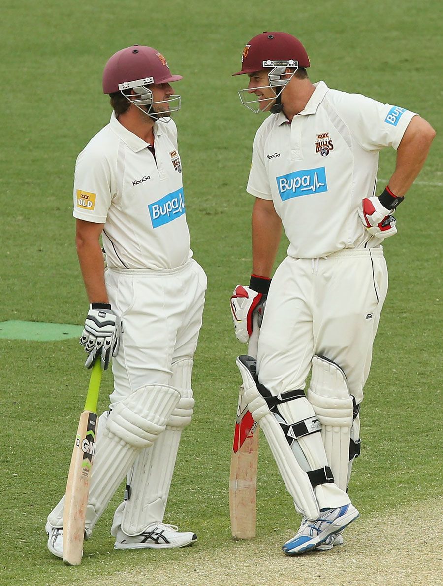 Joe Burns and Luke Pomersbach added 193 for the opening wicket