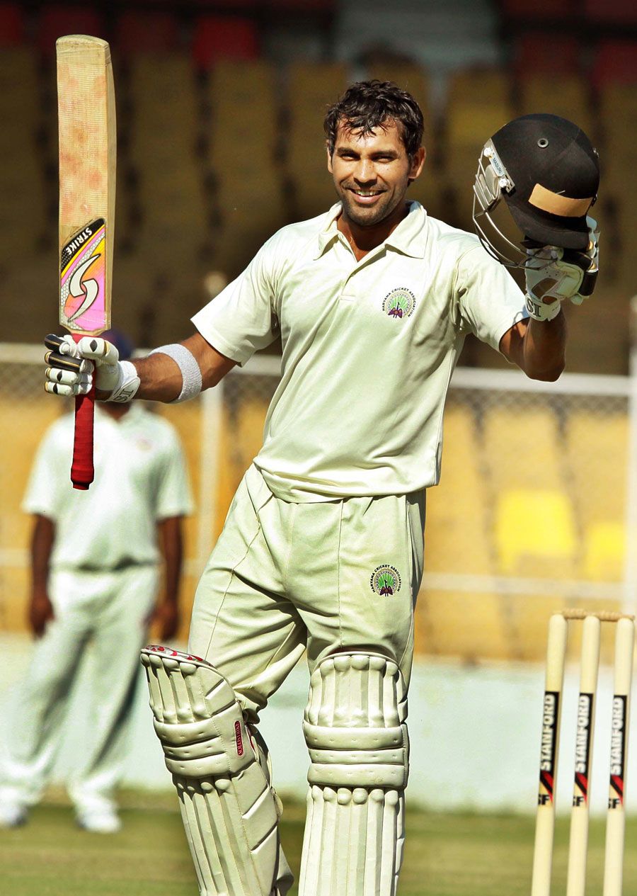 Sachin Rana is all smiles after getting a ton
