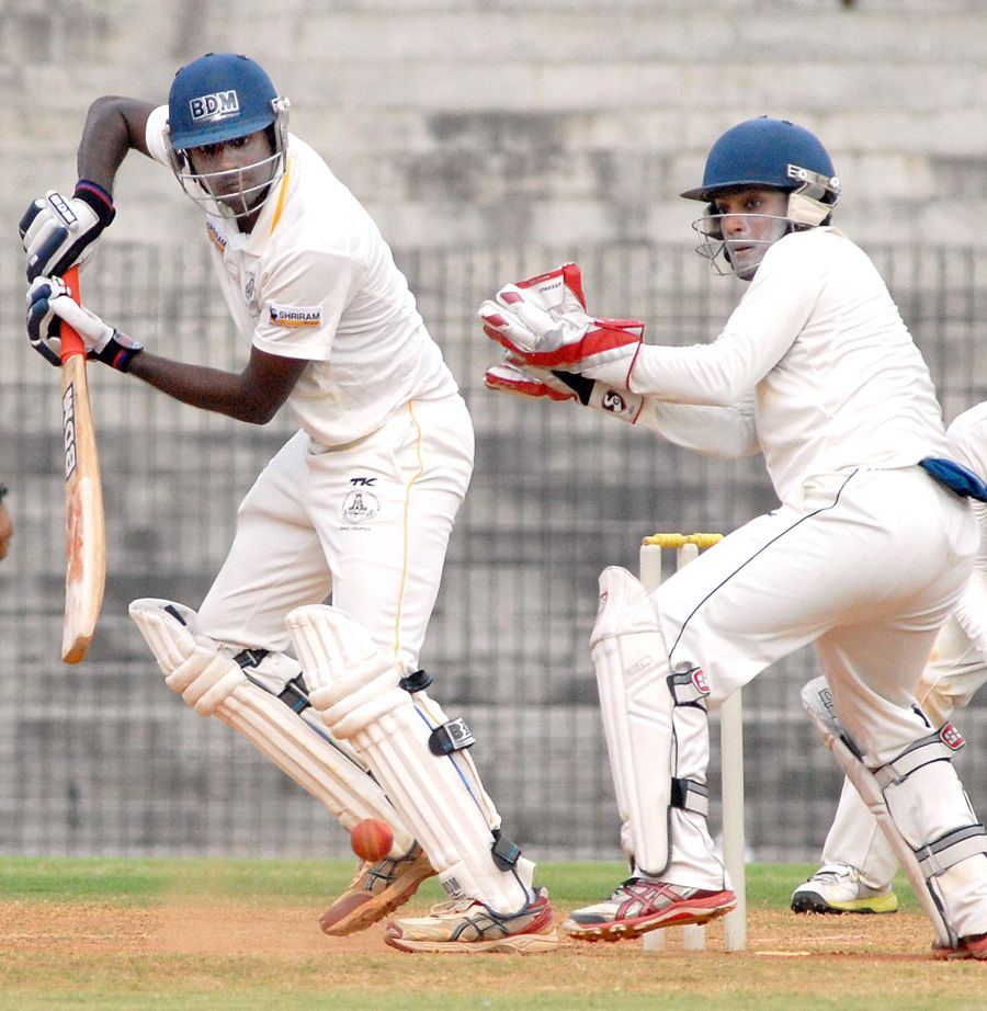 R Prasanna came good for Tamil Nadu once again