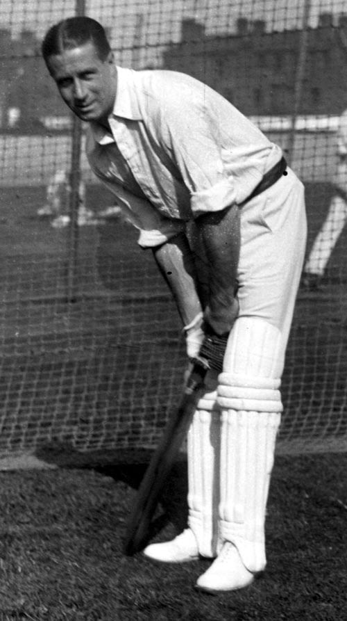 Johnny Douglas in the nets