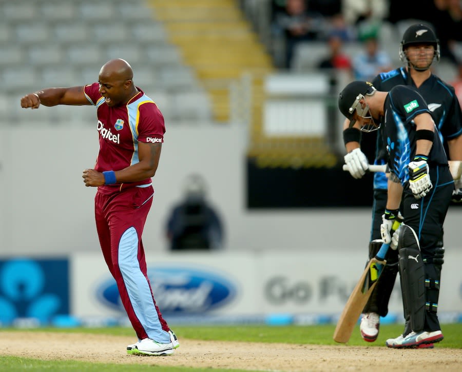 Tino Best is thrilled after dismissing Corey Anderson