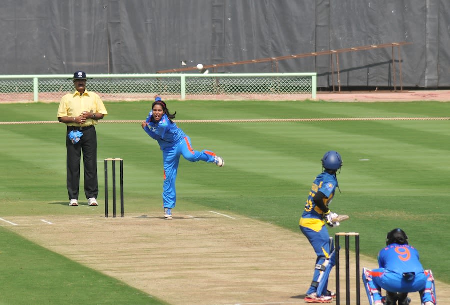 Gouher Sultana took four wickets for only four runs