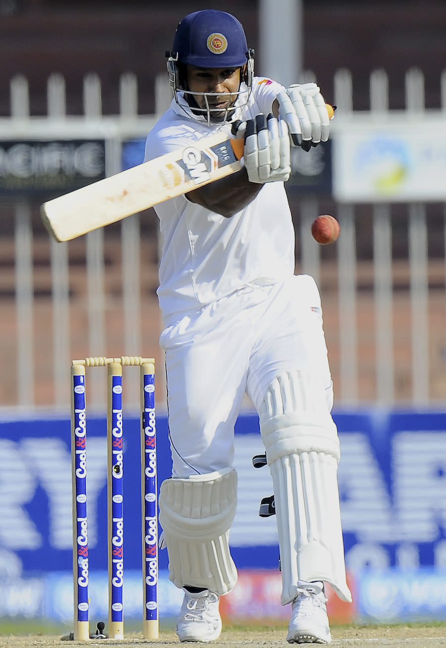Prasanna Jayawardene lines up to pull