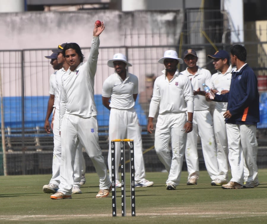 Samad Fallah took three wickets in the second innings and 10 in the match