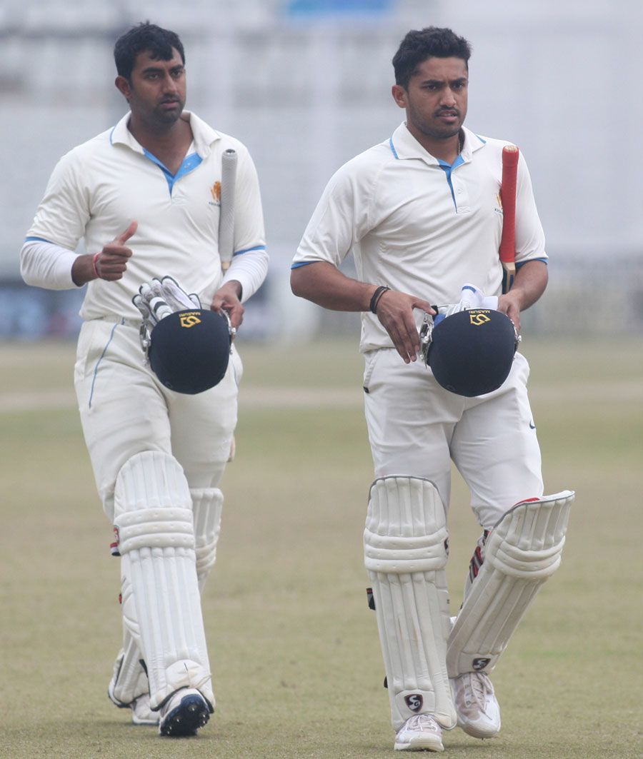 Amit Verma and Karun Nair put on 206 for the sixth wicket