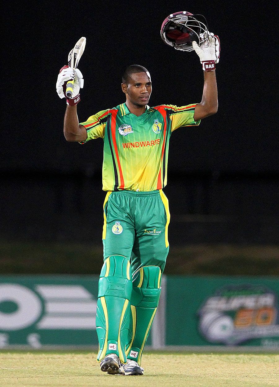 Keddy Lesporis made an unbeaten 100 for Windwards