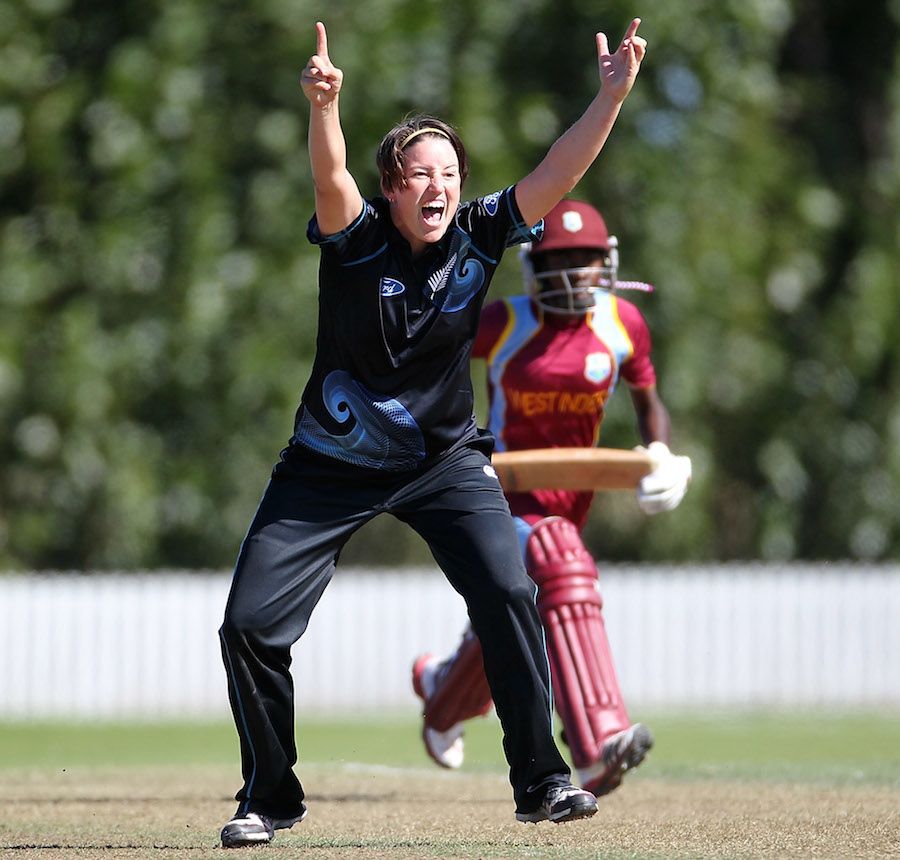 Holly Huddleston took her maiden five-wicket haul