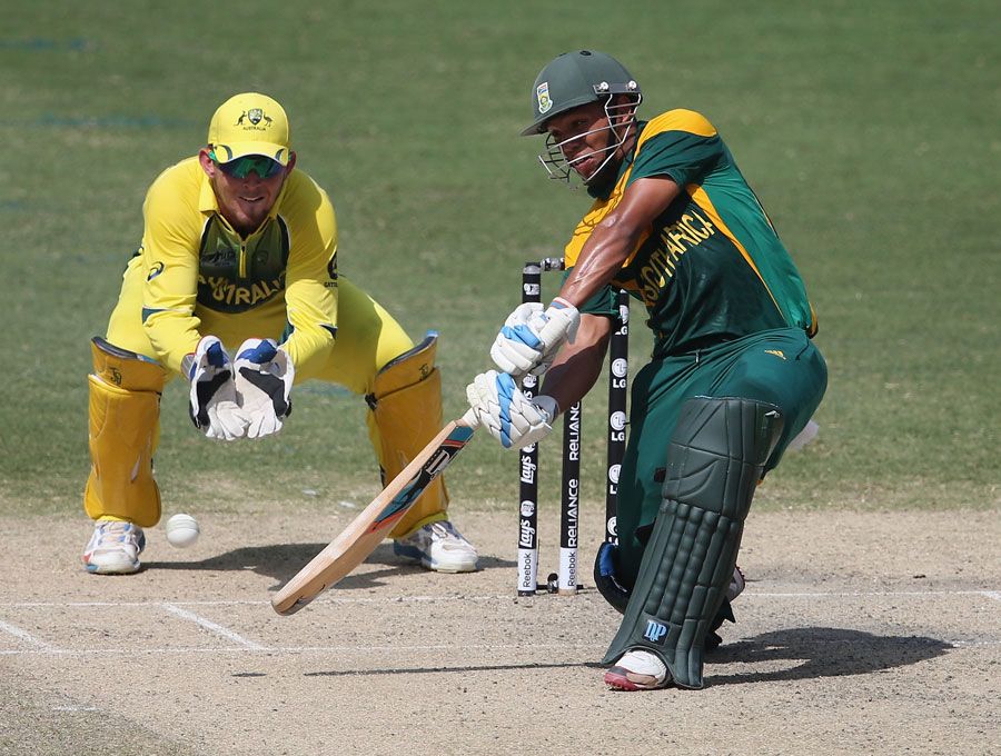 Clyde Fortuin targets the off side
