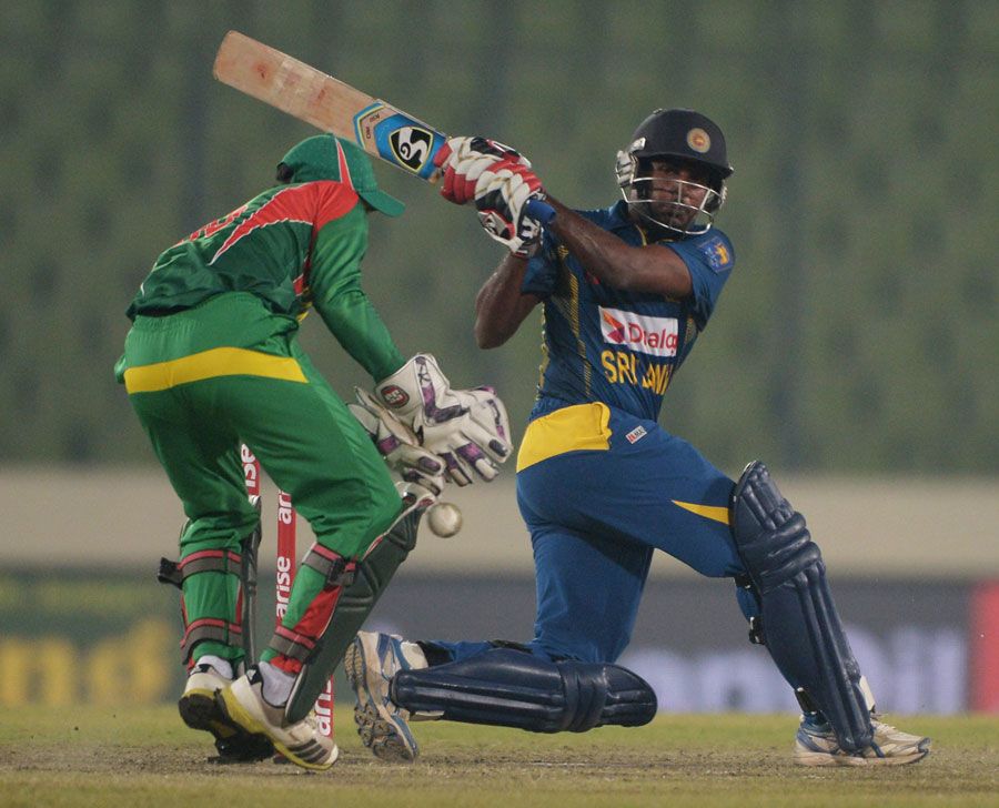 Chaturanga de Silva swings towards fine leg