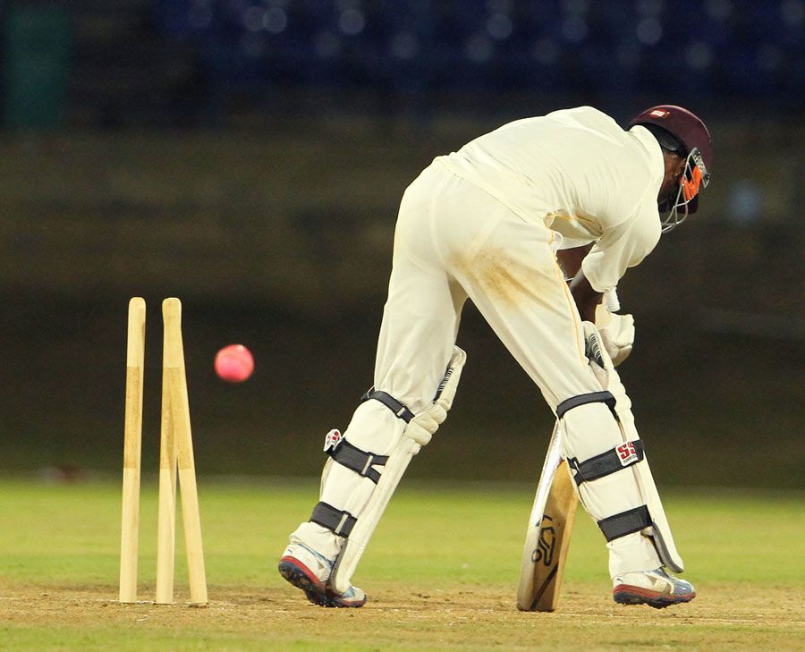 Tonito Willett is bowled