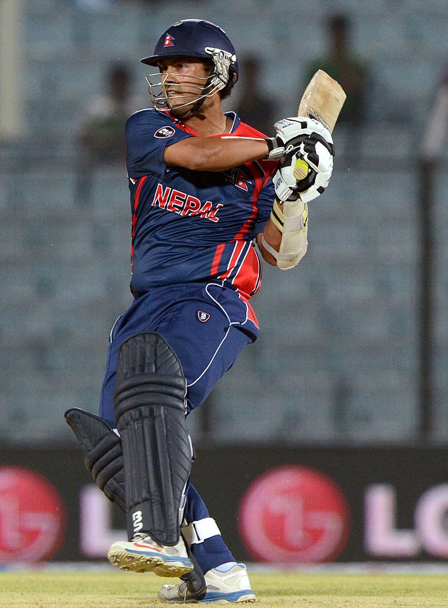 Nepal opener Subash Khakurel scored 22