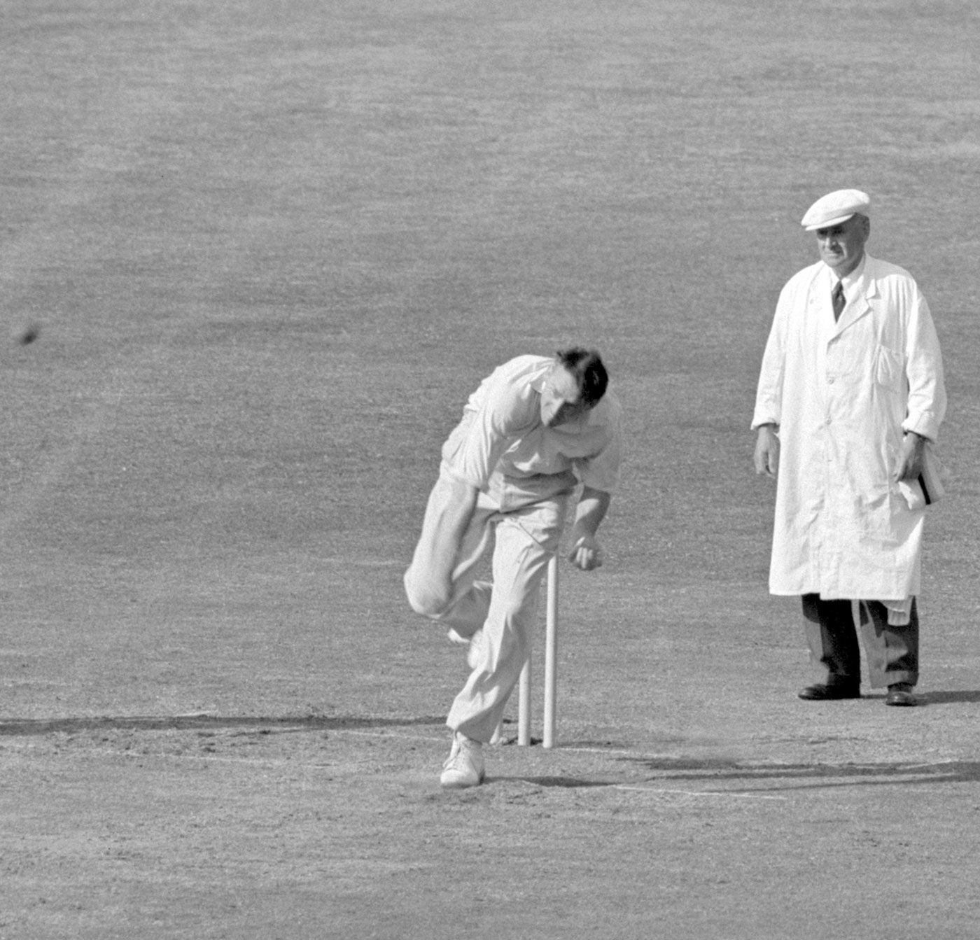 Bob Appleyard took nine wickets in the match