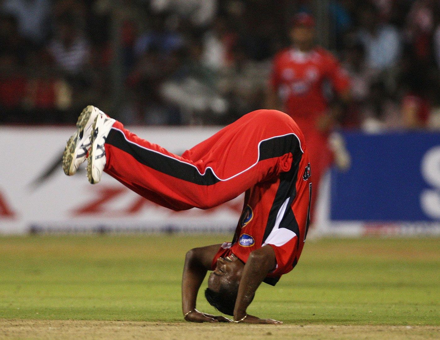 Dave Mohammed goes head over heels