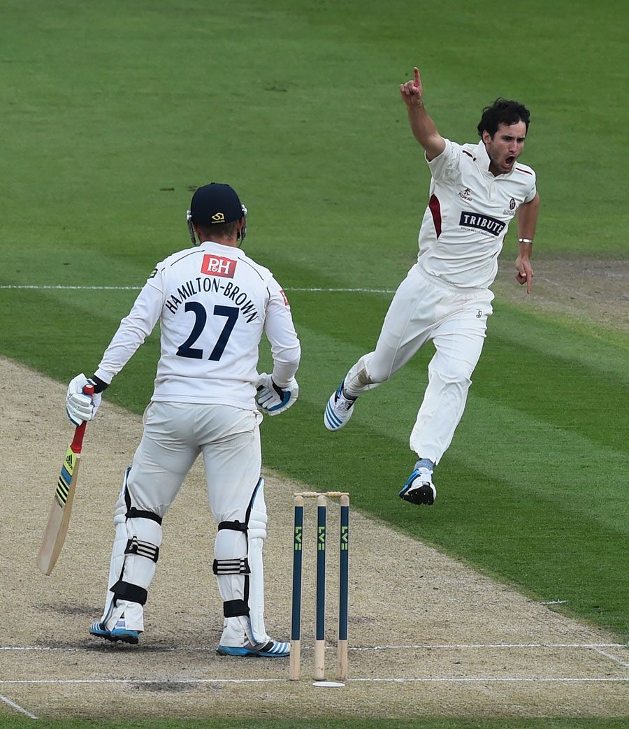 Rory Hamilton-Brown was one of five wickets for Lewis Gregory