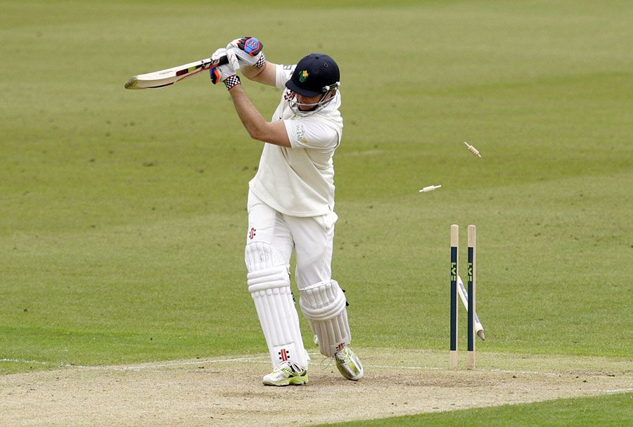 Gareth Rees was bowled for 72