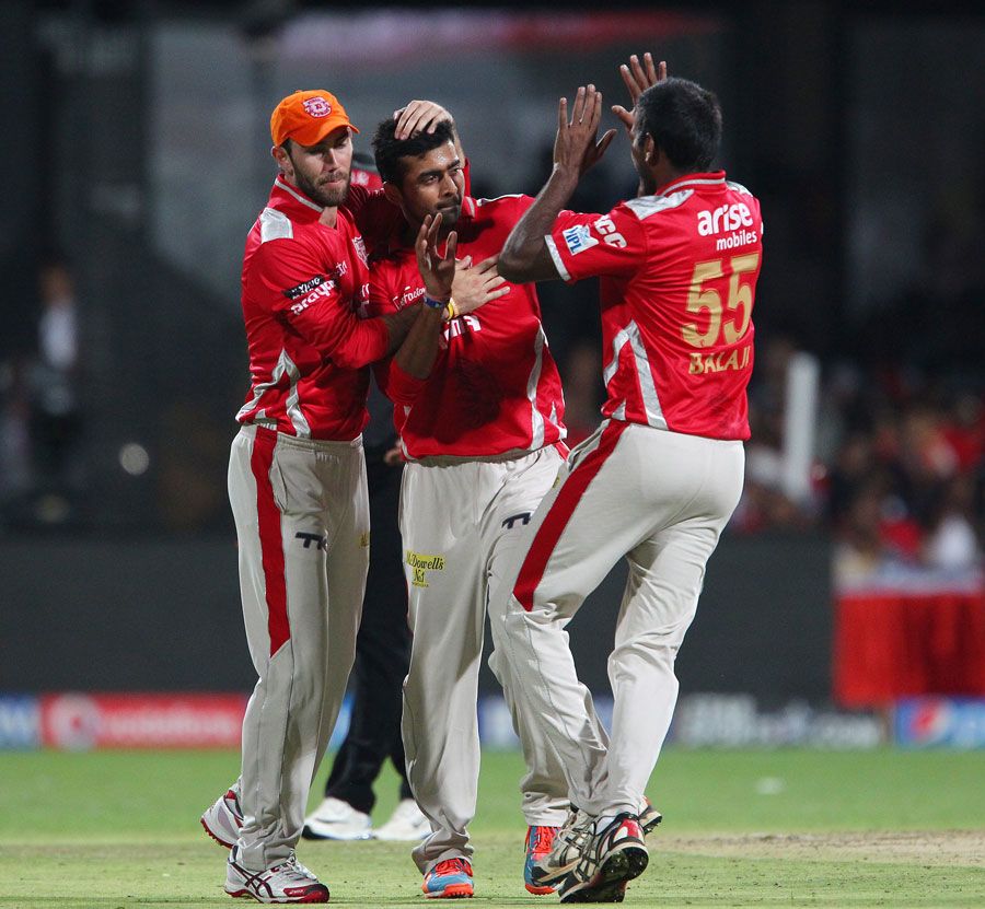 Debutant Shivam Sharma celebrates after dismissing Yuvraj Singh