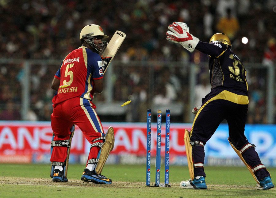Yogesh Takawale is bowled