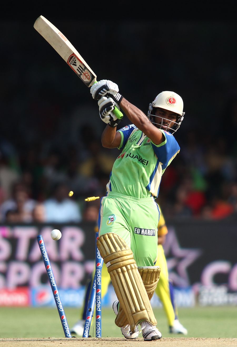 Vijay Zol was bowled for 13
