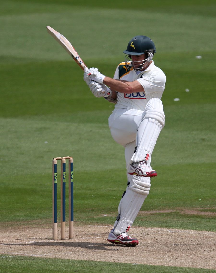 Phil Jaques pulls during his half-century