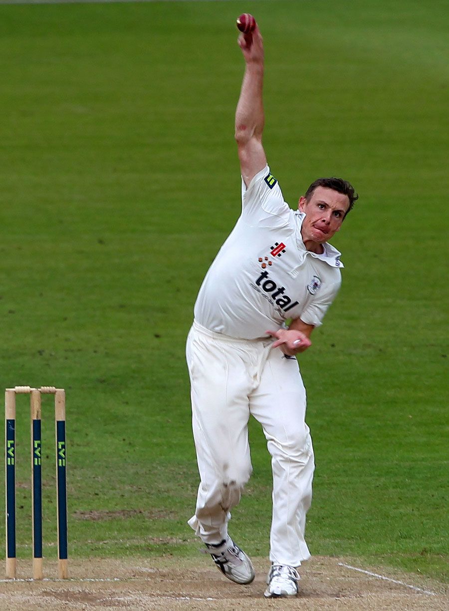 Will Gidman was back bowling after a first-innings five-for