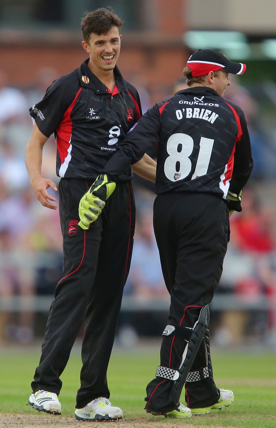 Leicestershire's loan signing Richard Jones was in the wickets