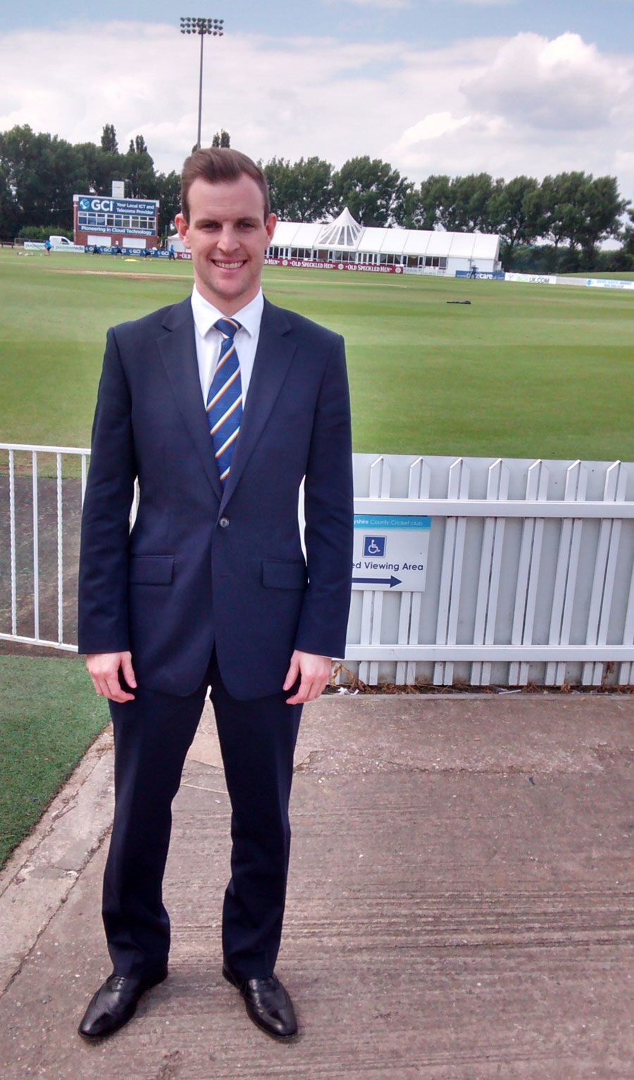Tom Poynton is involved in promoting the India tour game