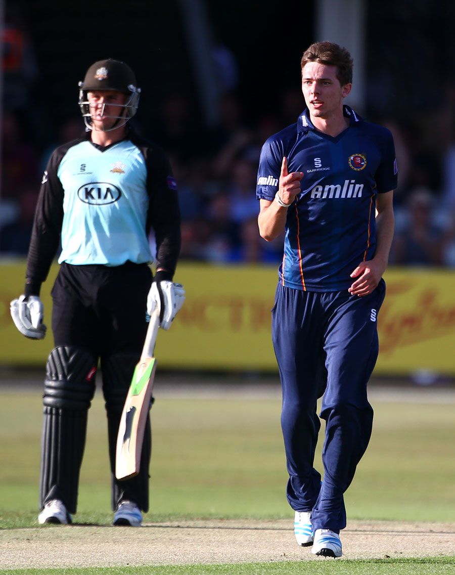 Matt Salisbury claimed the wicket of Steven Davies