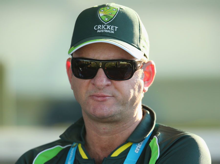 Cricket Australia selector Mark Waugh at the game