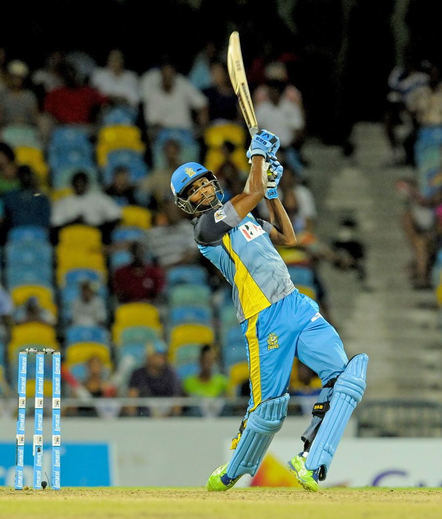 Keddy Lesporis plays a lofted shot