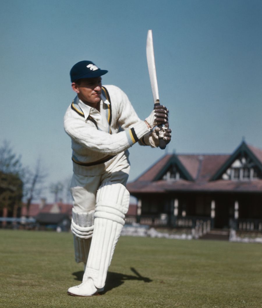 Len Hutton in a posed photo