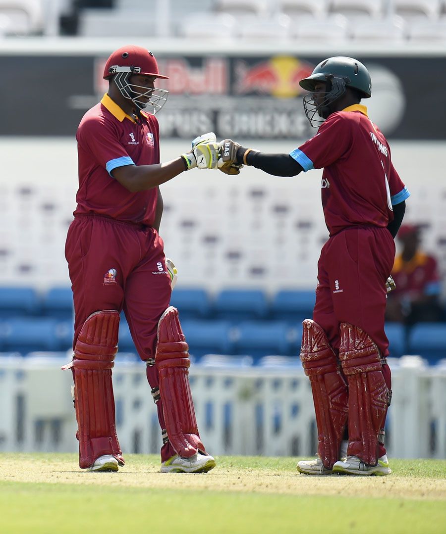 Oraine Williams and Oshane Walters added an unbroken 116 for the first wicket