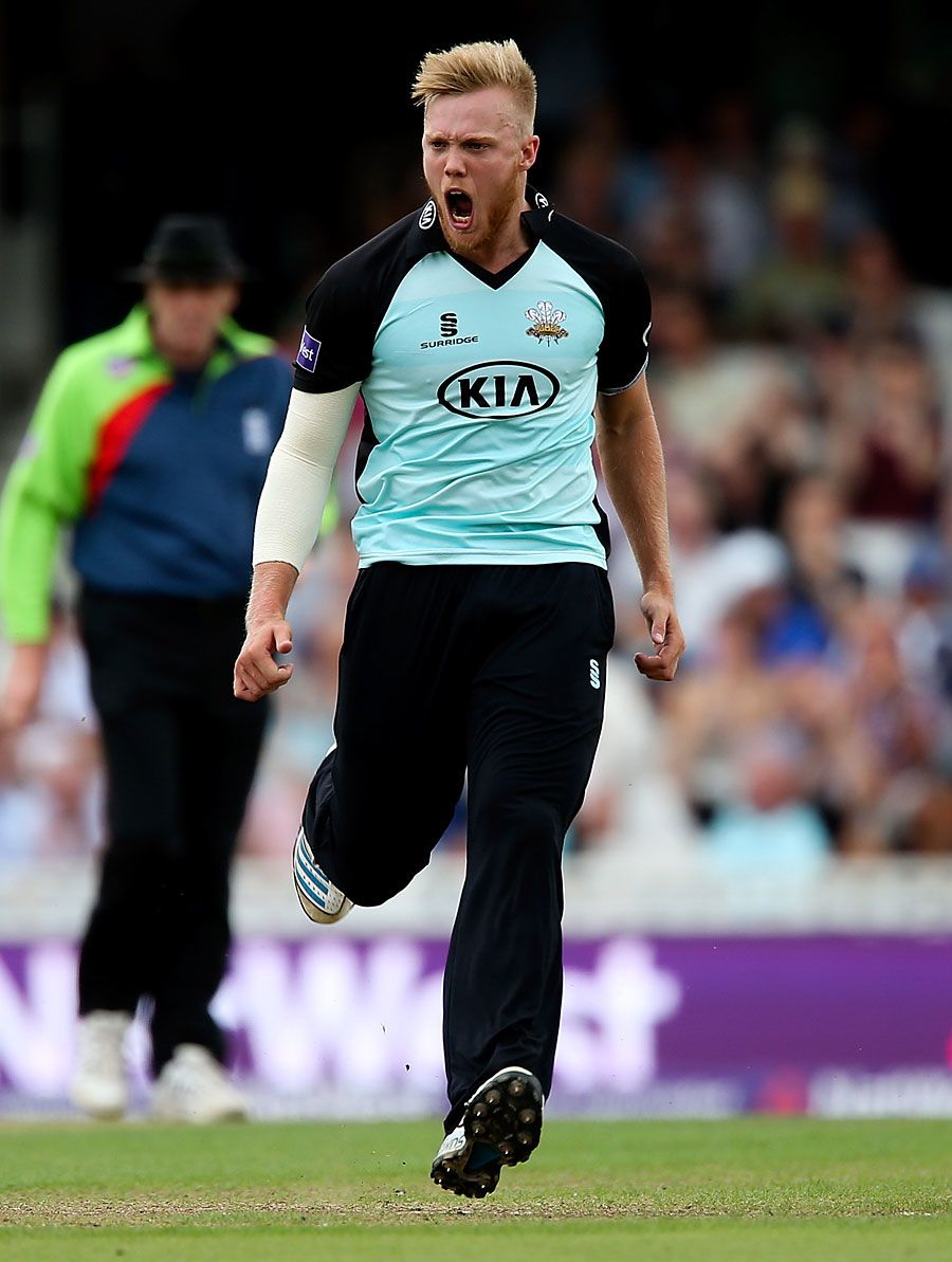 Matt Dunn bowled with eye-catching pace