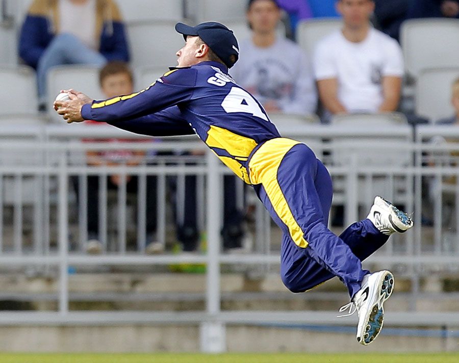 Murray Goodwin took a fine catch to remove Paul Horton