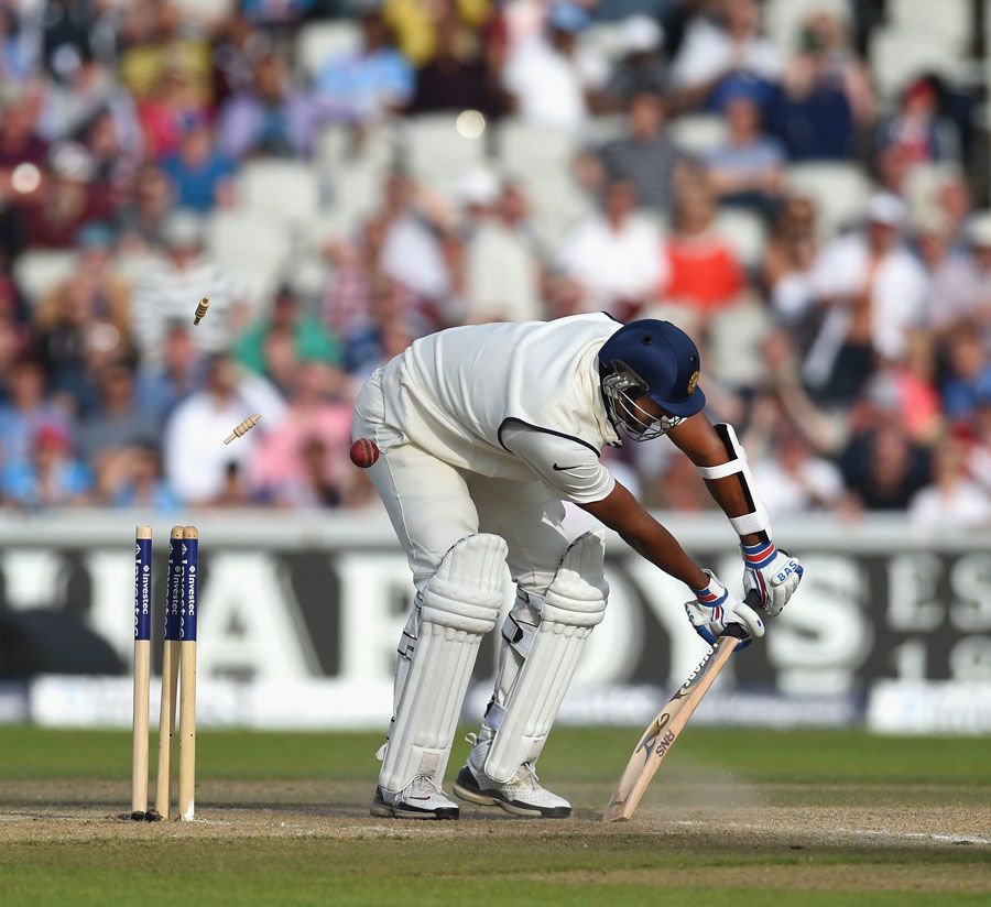 Pankaj Singh is bowled