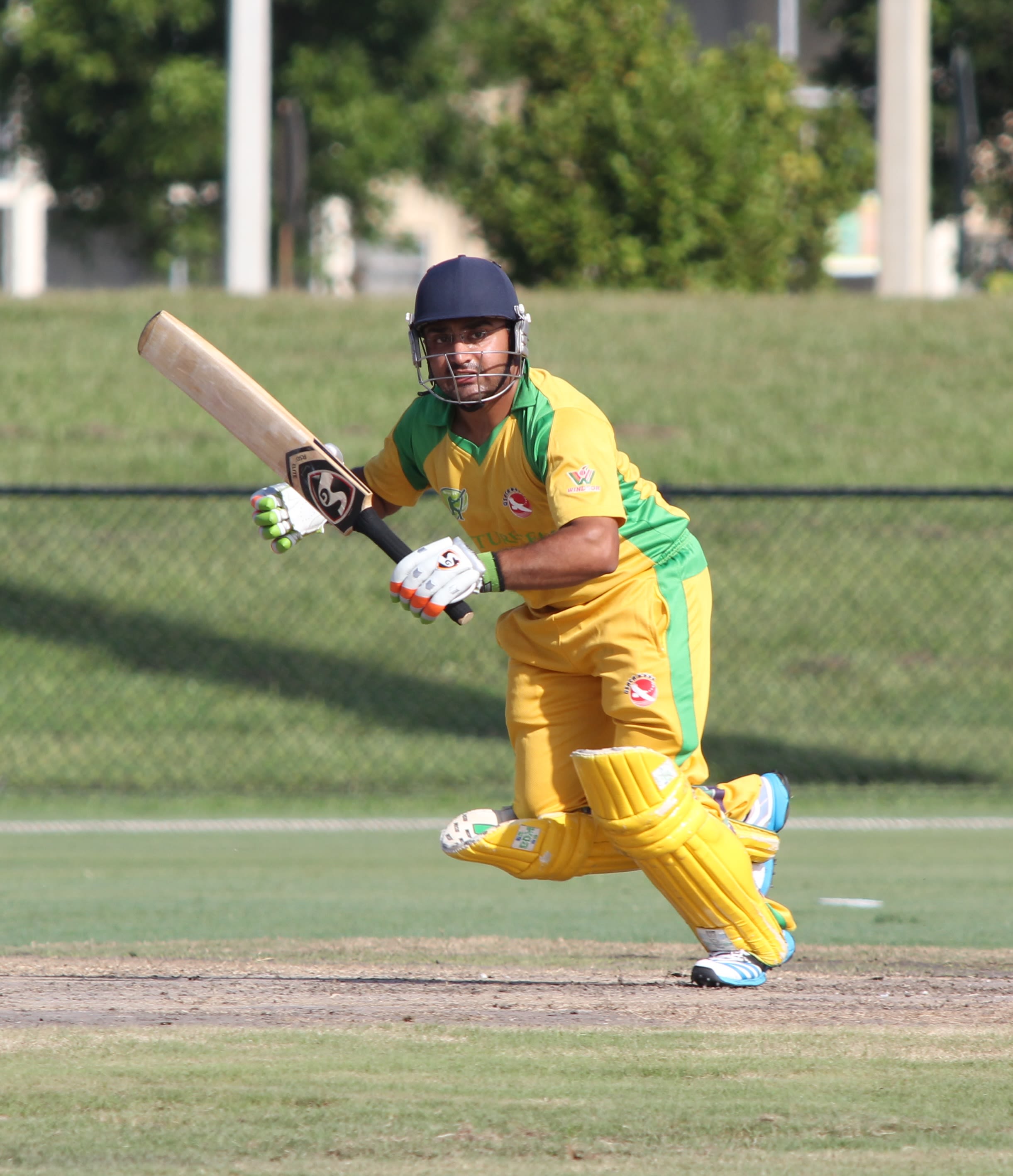 Nisarg Patel sets off for a run