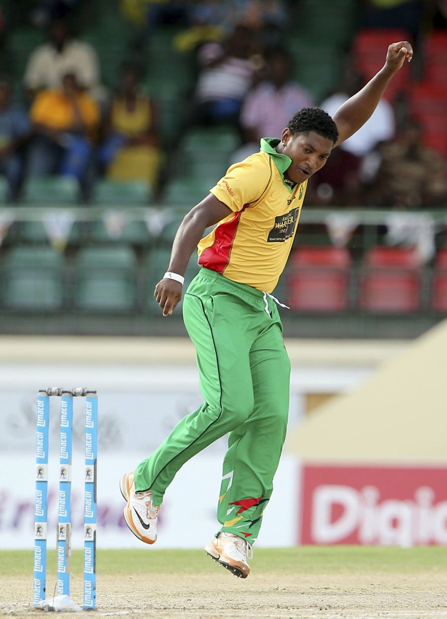 Krishmar Santokie picked up two wickets in his first two overs