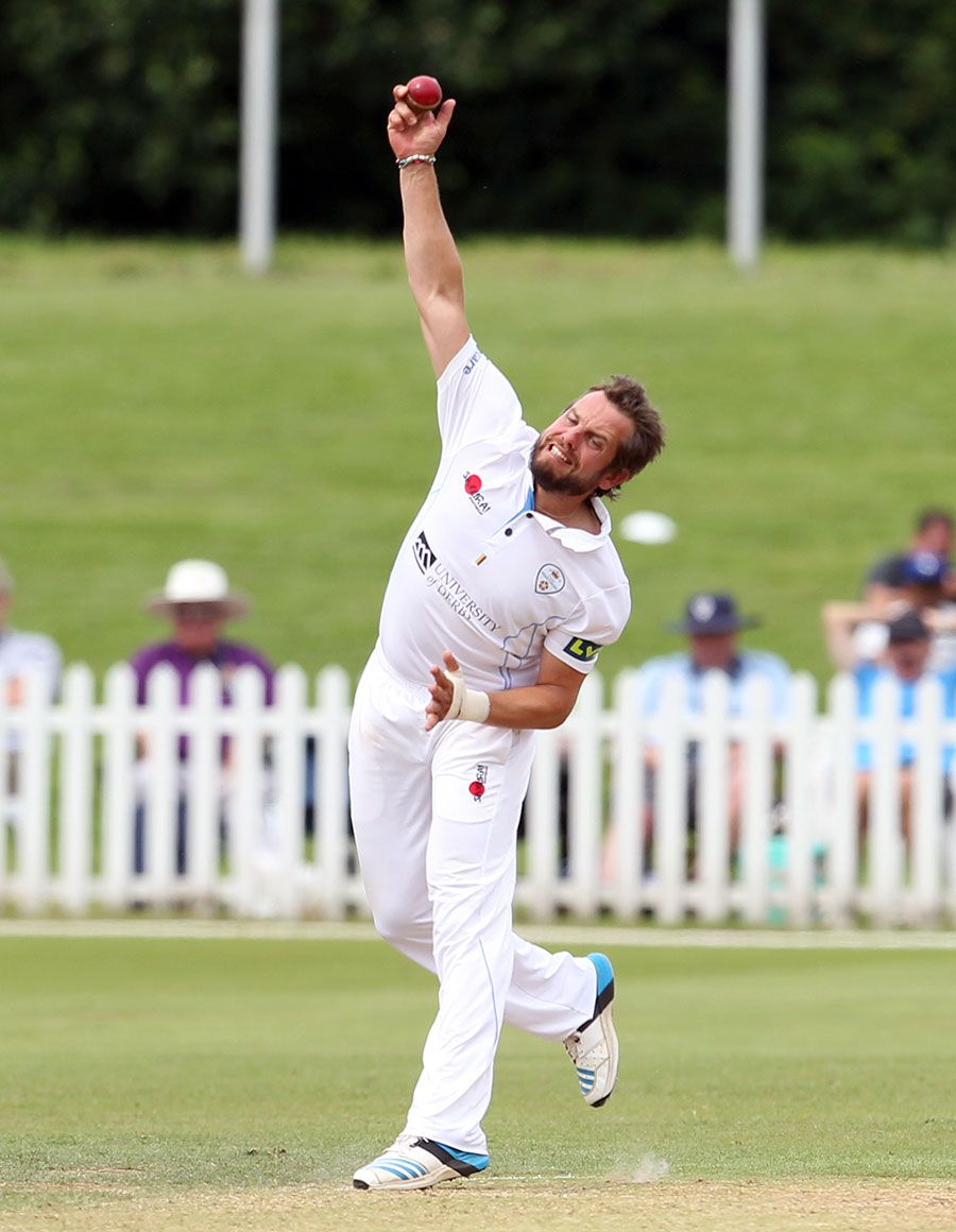 Wes Durston was fine to bowl despite a left hand injury