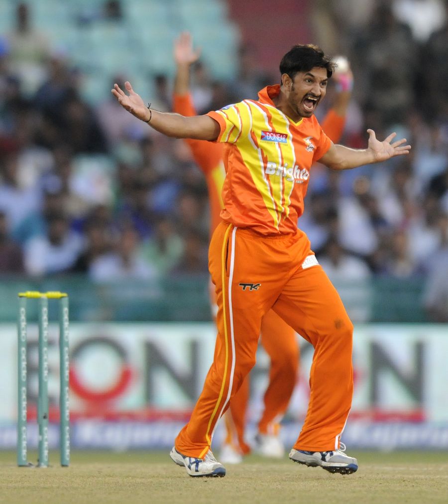 Aizaz Cheema took three wickets in four balls