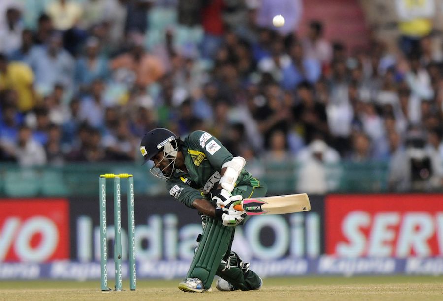 Tillakaratne Sampath plays a shot that runs in the family