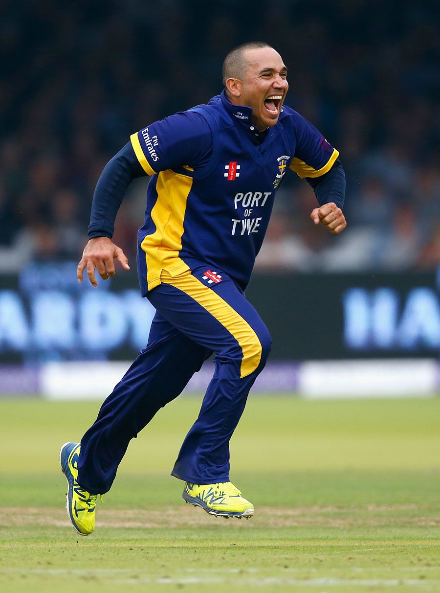 Gareth Breese removed Chris Woakes in his final game for Durham