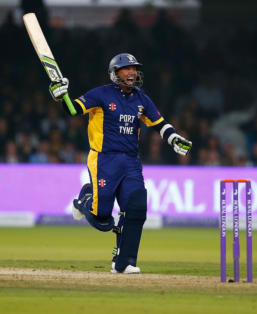 Gareth Breese edged the winning boundary