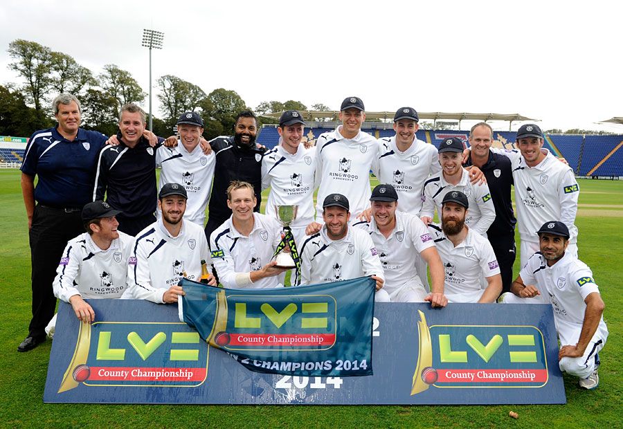 Hampshire were promoted as Division Two champions