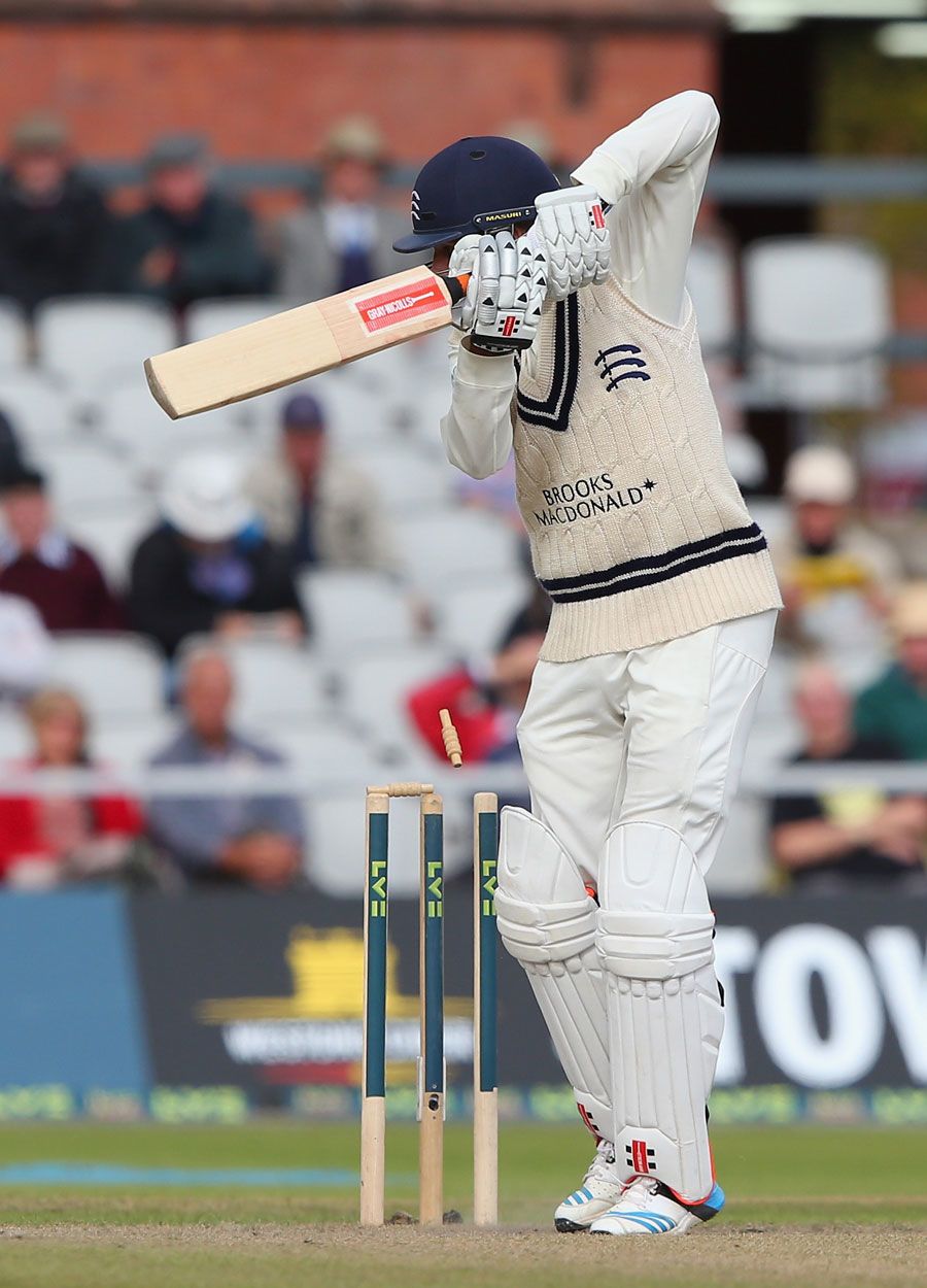 Neil Dexter chopped onto his leg stump