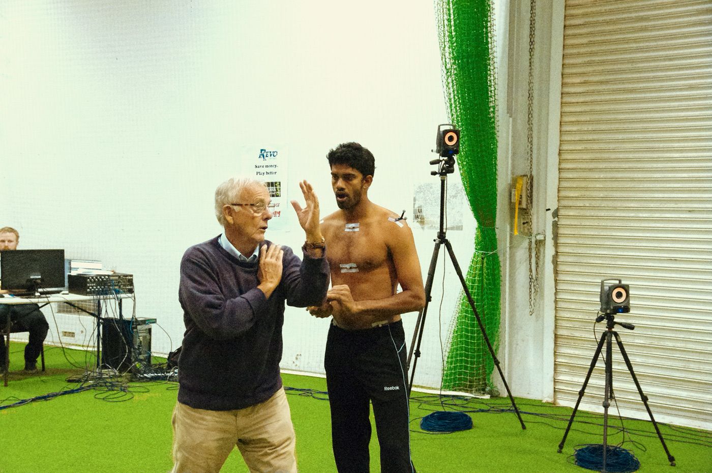 Daryl Foster works with Sachithra Senanayake