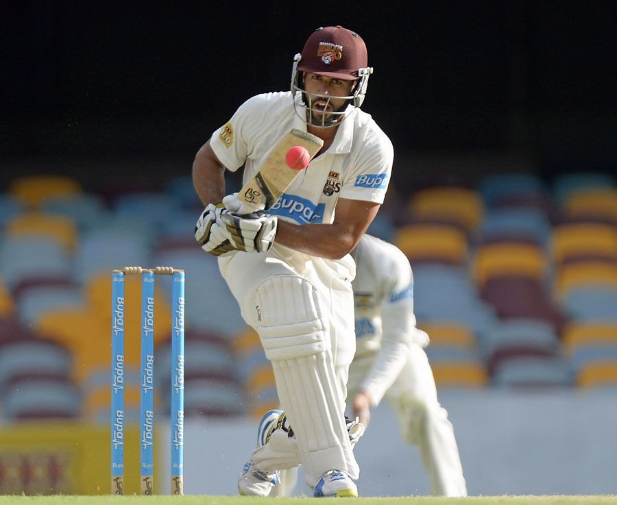 Dom Michael plays towards the leg side
