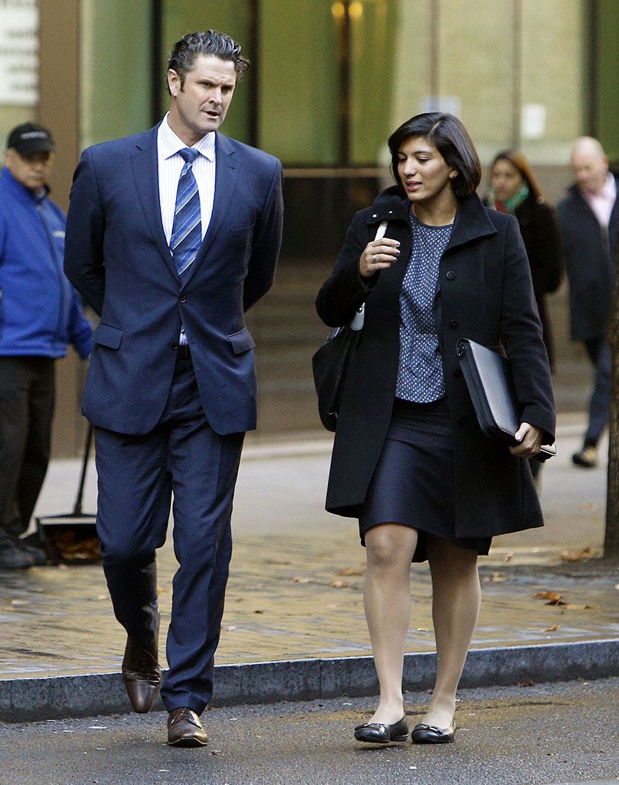 Chris Cairns appeared at Southwark Crown Court