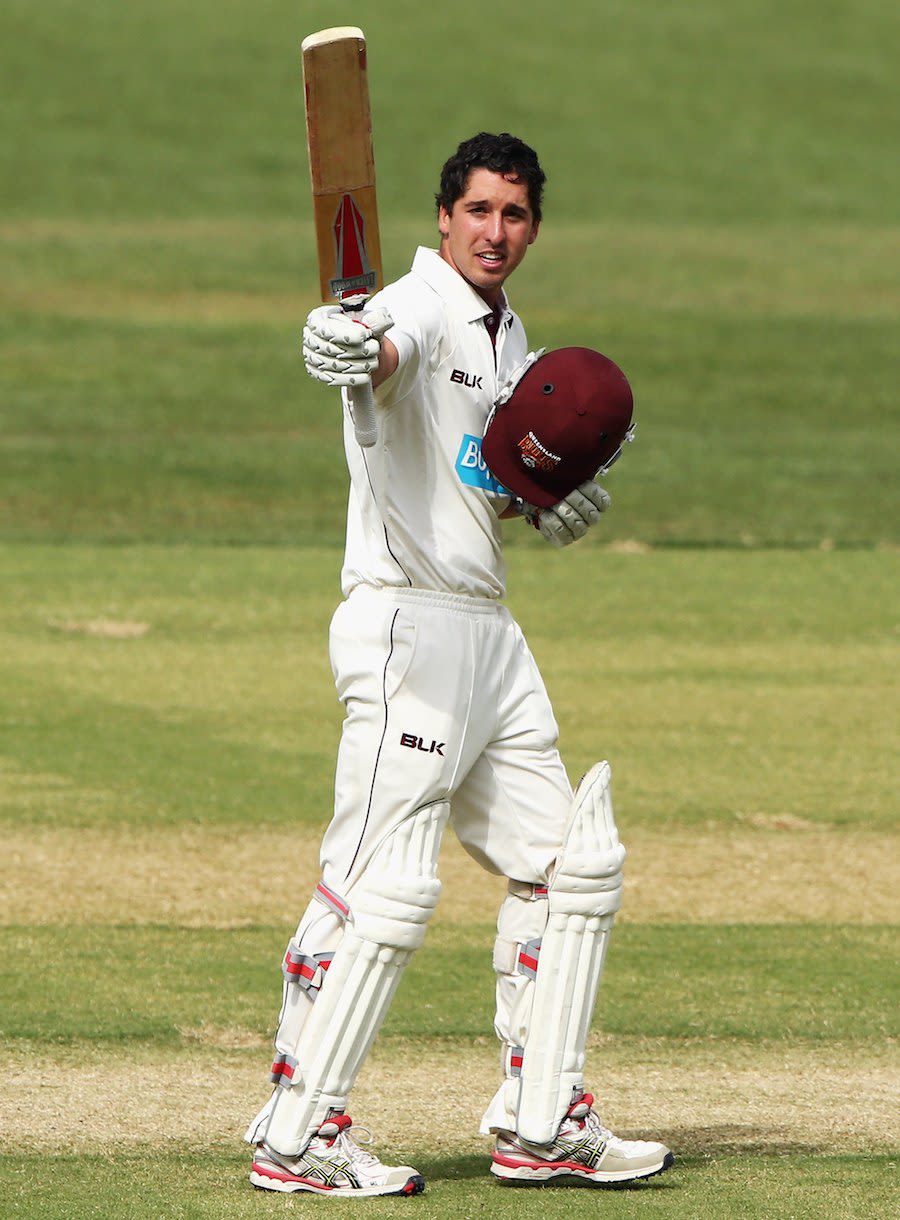 Nick Stevens scored his maiden first-class hundred