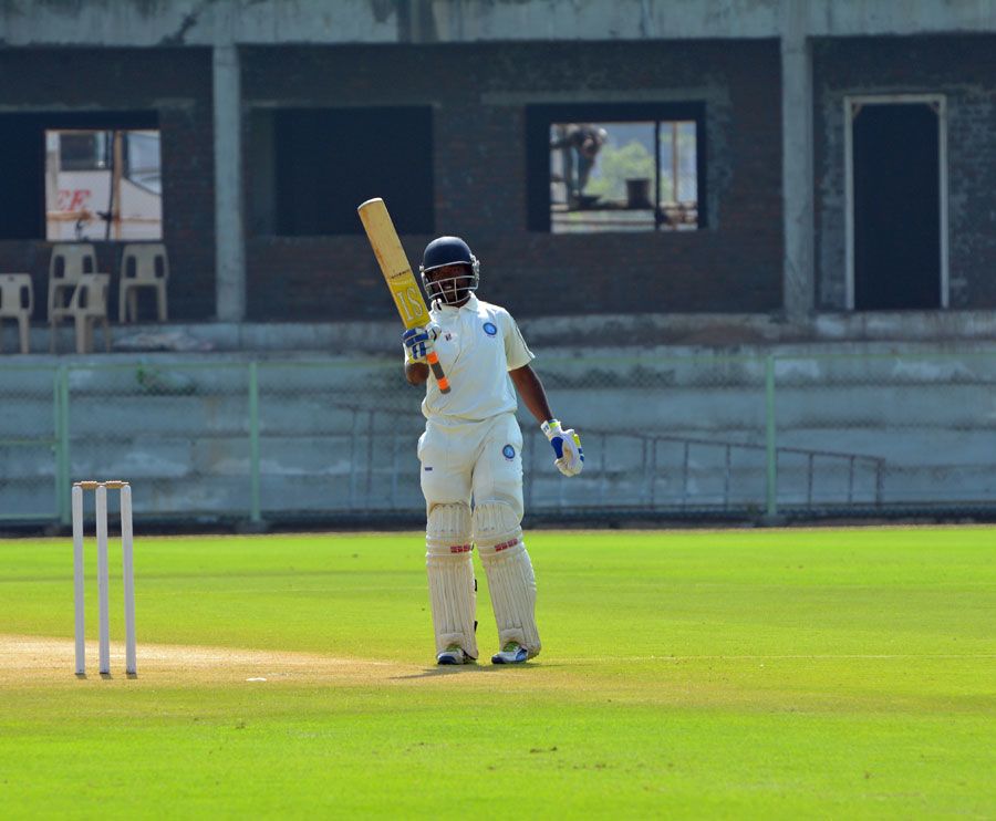 Debutant opener Prakash Munda scored a fifty before Jharkhand collapsed
