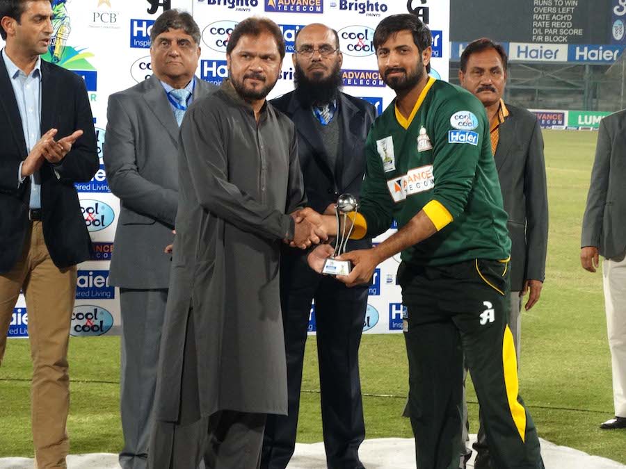 Ali Waqas was named Man of the Match for his 99