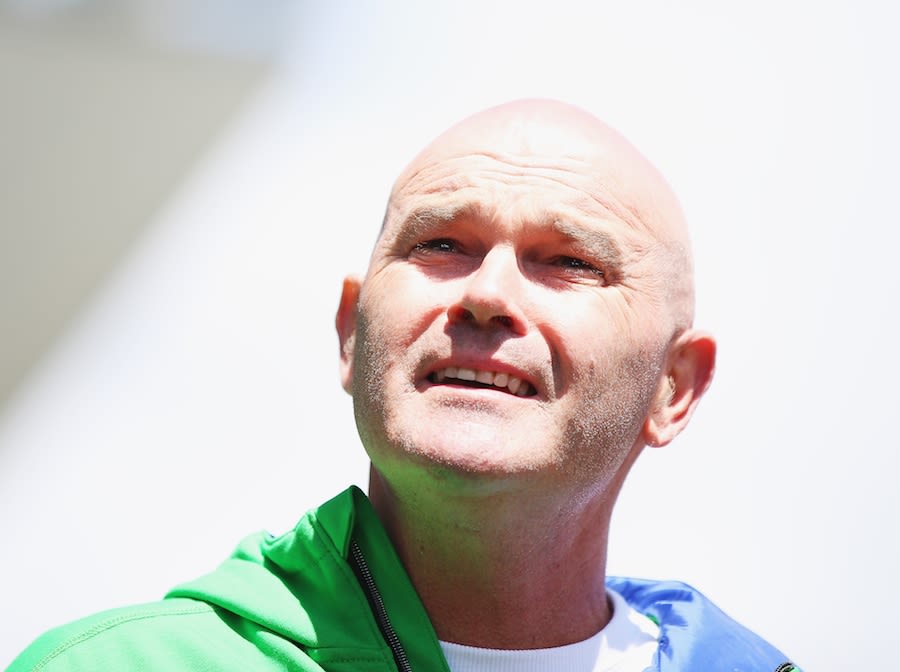 Martin Crowe was at Eden Park where he spoke to the media